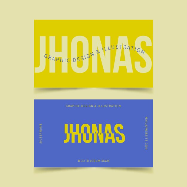 Divertida colección de plantillas de tarjetas de visita de diseñador gráfico