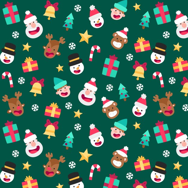 Divertido patrón de navidad