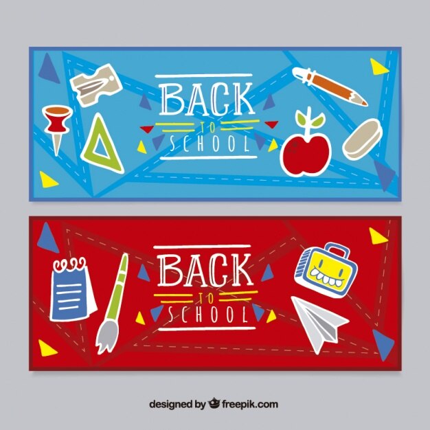 Divertidos banners para el colegio