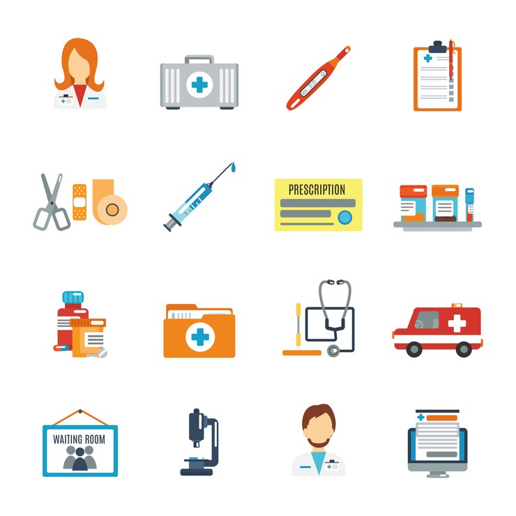 Vector gratuito doctor icon flat