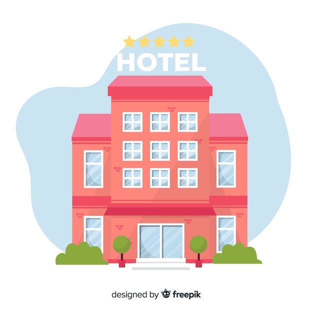 Edificio de hotel flat