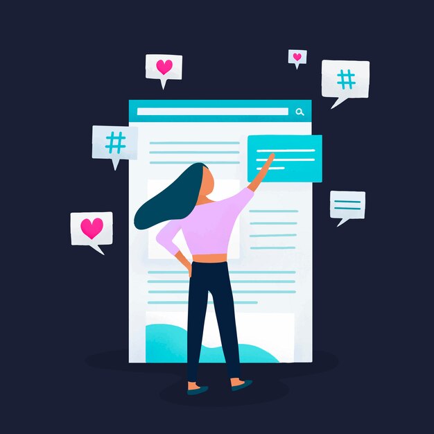 Editor de contenido editando el vector feed