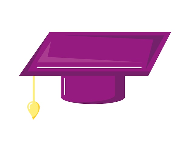 Vector gratuito educación del birrete de graduación