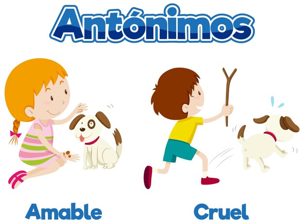 Educación de español Amable y cruel Amable y cruel