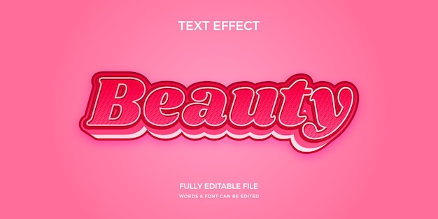 Efecto de belleza rosa intenso degradado