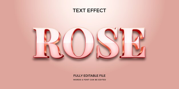 Efecto de brillo de texto realista