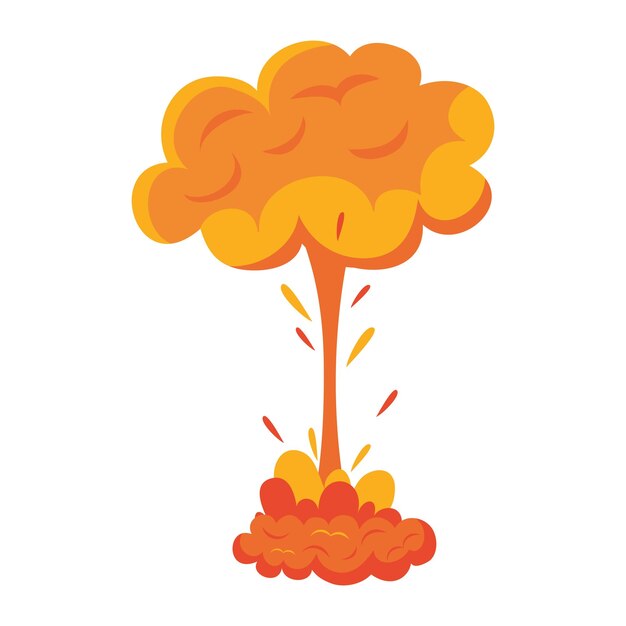 efecto de explosión icono de fuego