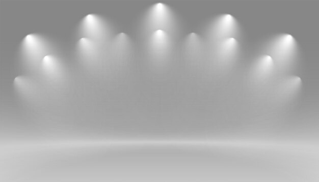 efecto de luz de enfoque brillante en el diseño de fondo vacío