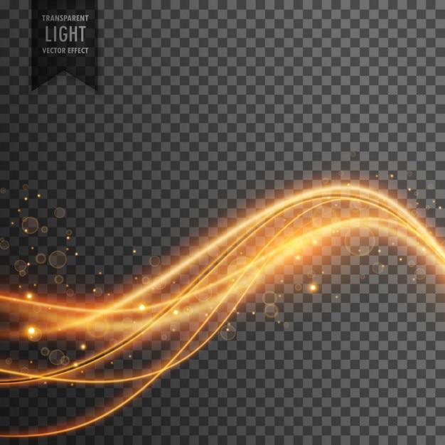 Efecto de luz ondulada