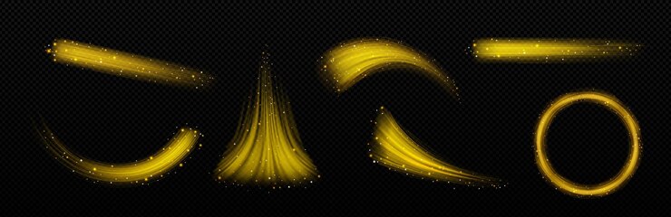 Vector gratuito efecto de polvo mágico de brillo dorado con brillo volador