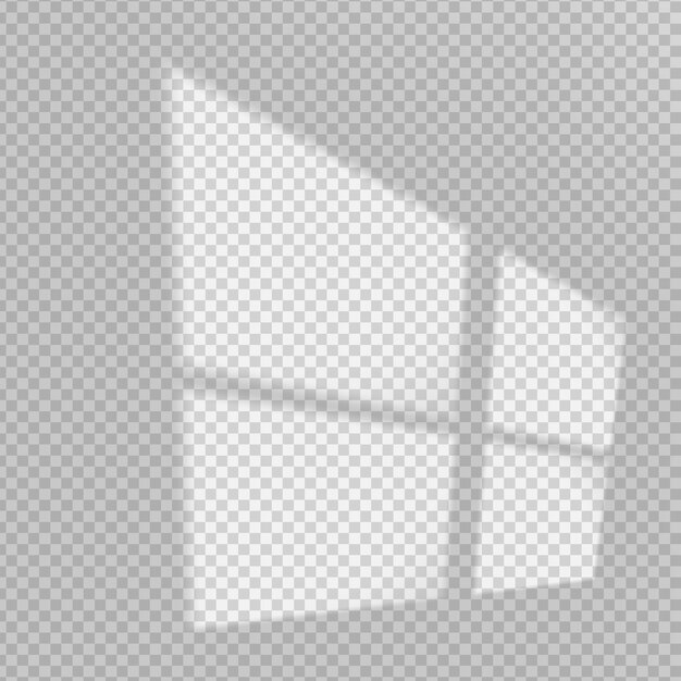 Efecto de superposición de sombras transparentes
