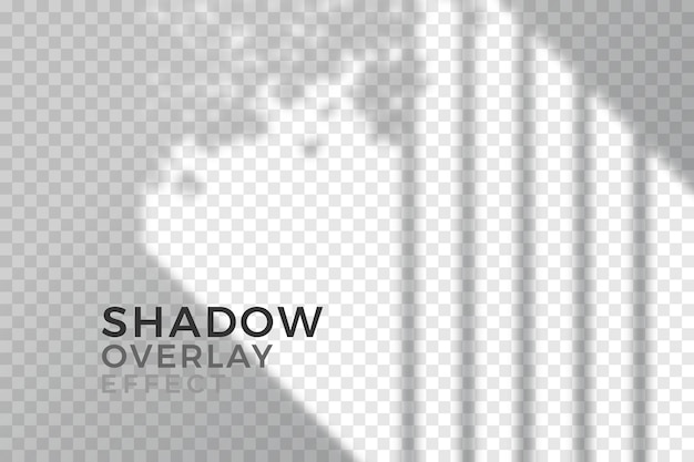 Efecto de superposición del tema de sombras transparentes