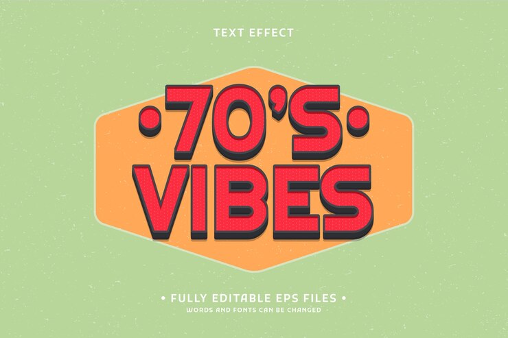 Vector gratuito efecto de texto antiguo