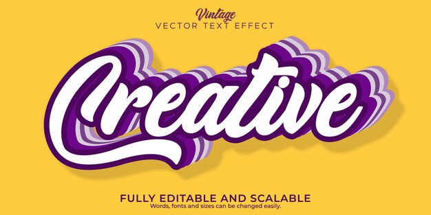 Efecto de texto de cita creativa, estilo de texto de marketing y negocios editable