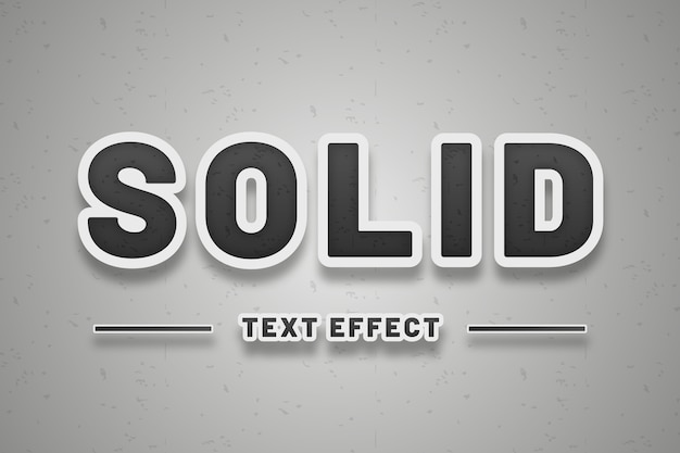 Efecto de texto concreto realista