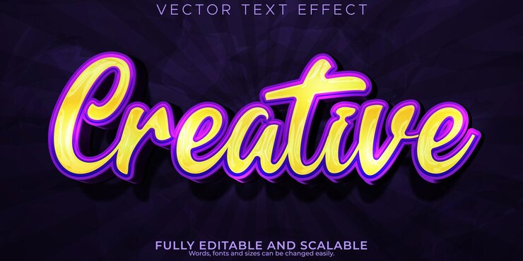 Vector gratuito efecto de texto creativo editable estilo de texto moderno y de venta.