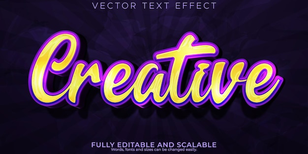 Efecto de texto creativo editable estilo de texto moderno y de venta.