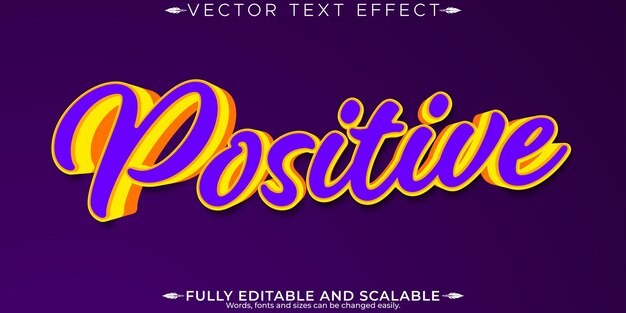 Efecto de texto creativo simple estilo de texto de marca y corporativo editable