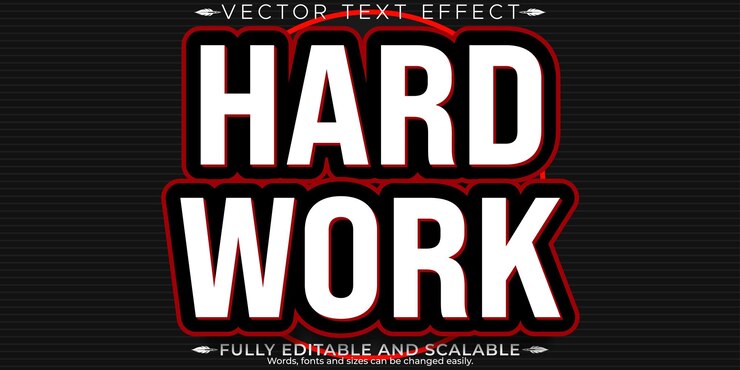 Vector gratuito efecto de texto deportivo editable con estilo y estilo de texto de gimnasio.