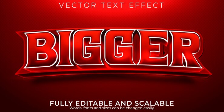 Vector gratuito efecto de texto deportivo, juego editable y estilo de texto deportivo