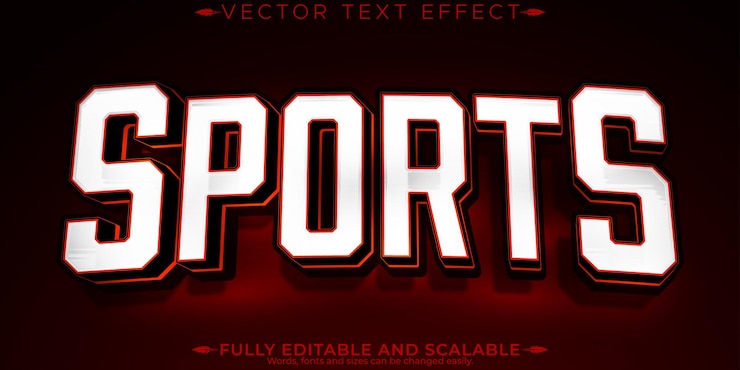 Vector gratuito efecto de texto duro editable con estilo y estilo de texto de gimnasio.