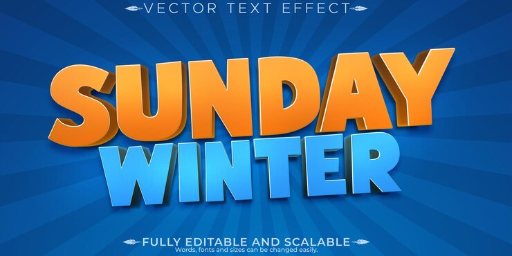 Vector gratuito efecto de texto editable de invierno estilo de texto de dibujos animados y nieve editable