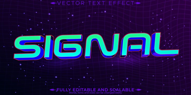 Vector gratuito efecto de texto espacial juegos editables y estilo de texto cibernético