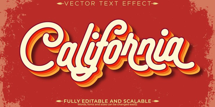 Vector gratuito efecto de texto de etiqueta retro editable estilo de texto de los años 70 y 80x9