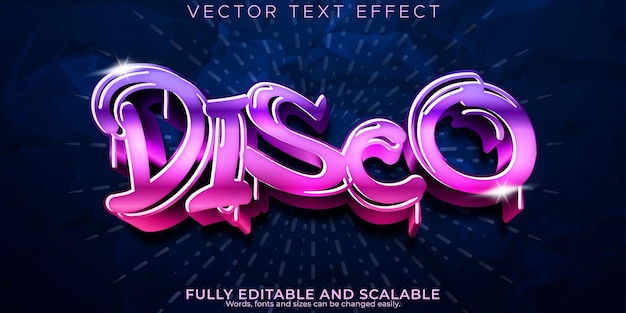 Efecto de texto de graffiti en spray editable y estilo de texto callejero