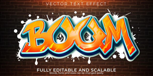 Efecto de texto de graffiti