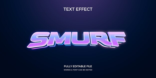 Efecto de texto de jugador realista