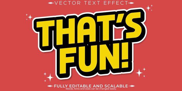 Efecto de texto de marketing de pegatinas creativas estilo de texto moderno y póster editable