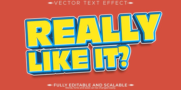 Efecto de texto de marketing de pegatinas creativas estilo de texto moderno y póster editable