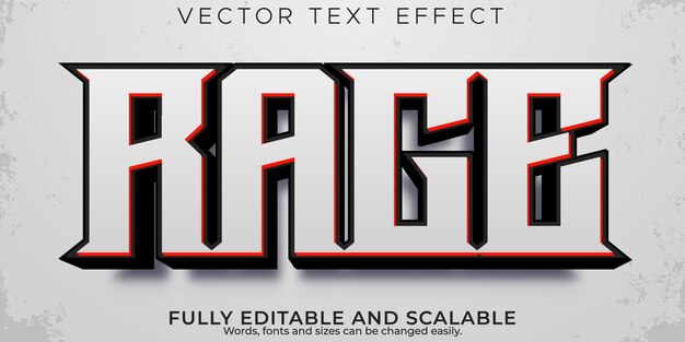 Efecto de texto de música rock, estilo de texto de guitarra y metal editable