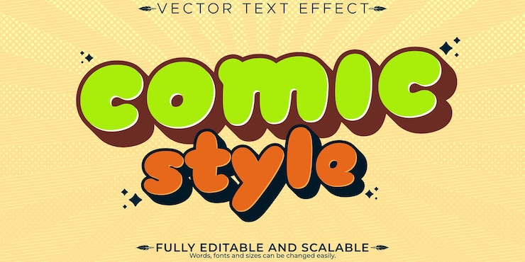 Vector gratuito efecto de texto de pegatina retro editable estilo de texto de los años 70 y 80