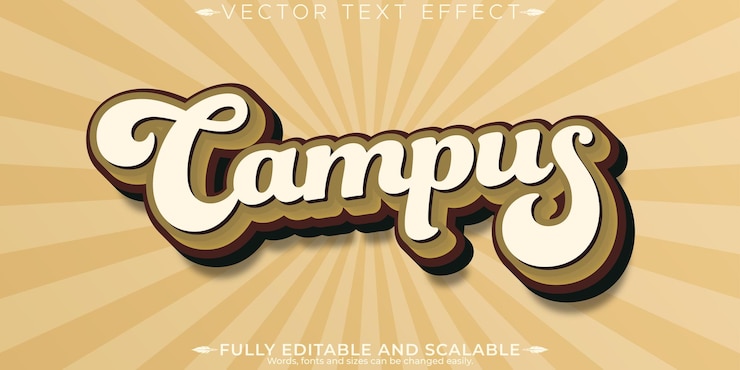 Vector gratuito efecto de texto de pegatina retro estilo de texto editable de los años 70 y 80