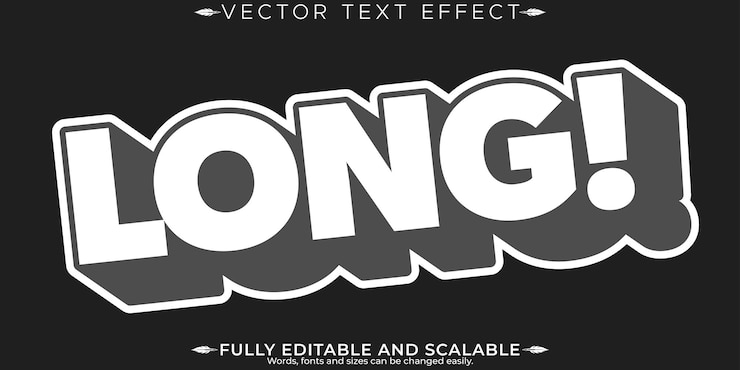 Vector gratuito efecto de texto de pegatina retro estilo de texto editable de los años 70 y 80