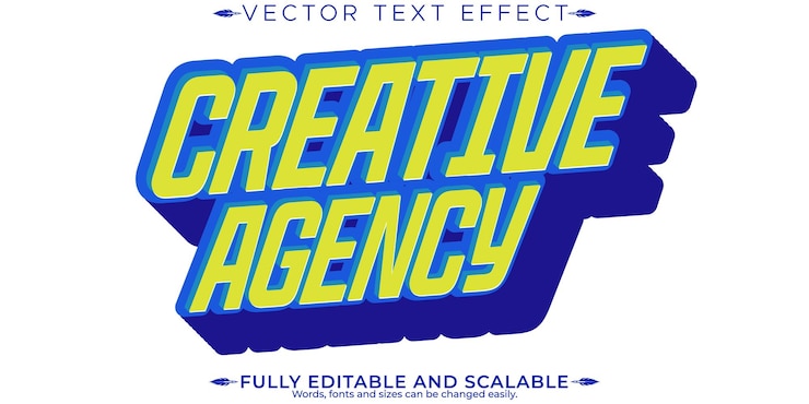 Vector gratuito efecto de texto de pegatina retro estilo de texto editable de los años 70 y 80