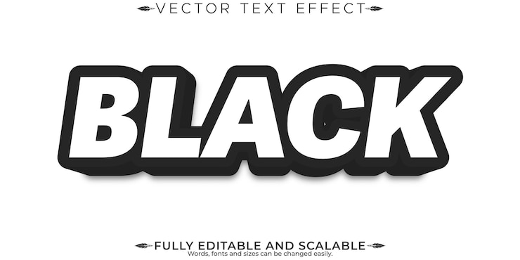 Vector gratuito efecto de texto de pegatina retro estilo de texto editable de los años 70 y 80