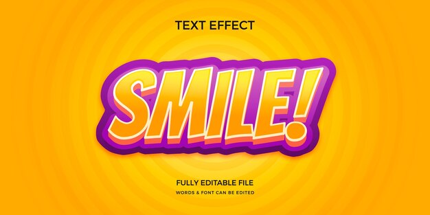 Efecto de texto realista de varias capas