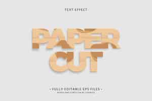 Vector gratuito efecto de texto de recorte de papel realista