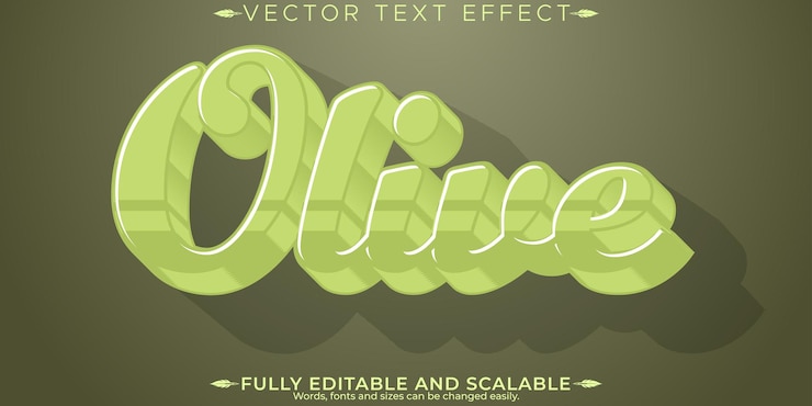 Vector gratuito efecto de texto retro vintage editable estilo de texto de los años 70 y 80