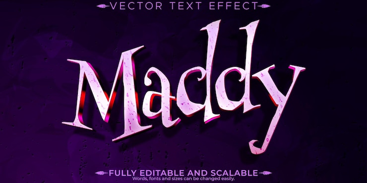 Vector gratuito efecto de texto de terror editable halloween y estilo de texto aterrador