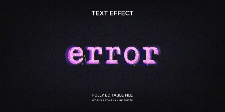 Vector gratuito efecto de texto vhs realista