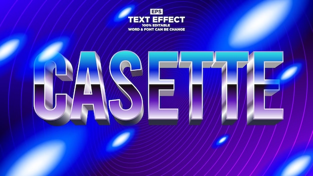 Efecto de texto de vintgae moderno con concepto de fondo de synthwave