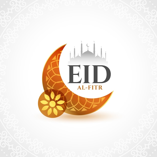 Vector gratuito eid al-fitr religioso musulmán diseño de fondo cultural