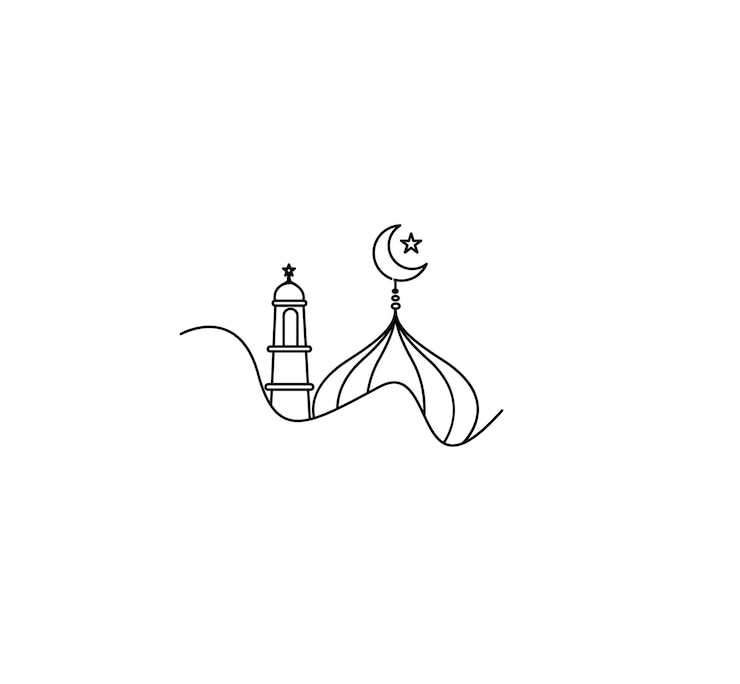 Vector gratuito eid alfitr eid mubarak decorativo festival elemento vector ilustración