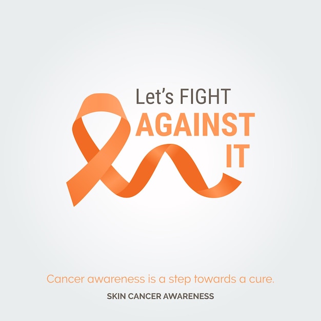 Vector gratuito elaboración de una iniciativa de fondo vectorial para curar el cáncer de piel