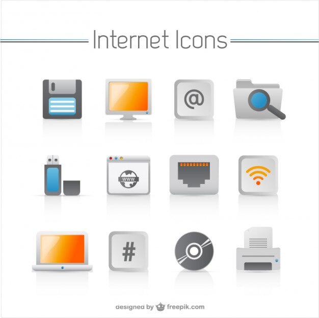 Electrodomésticos iconos vectoriales