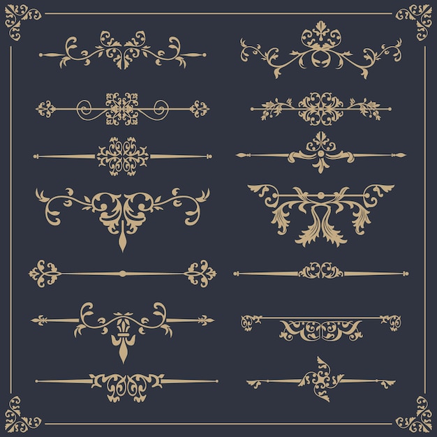 Elegante colección ornamental